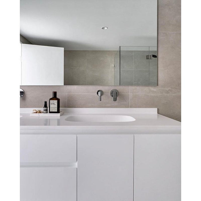 Meir Round Wall Mixer Paddle Handle Trim Kit (In-wall Body Not Included) - Polished Chrome-blue-leaf-bathware