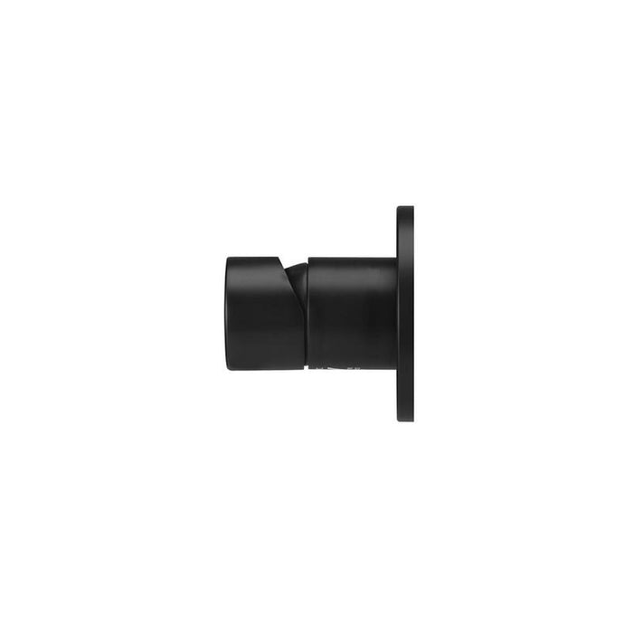 Meir Round Wall Mixer Pinless Handle Trim Kit (In-wall Body Not Included) - Matte Black-blue-leaf-bathware
