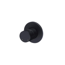 Meir Round Wall Mixer Pinless Handle Trim Kit (In-wall Body Not Included) - Matte Black-blue-leaf-bathware