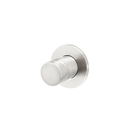 Meir Round Wall Mixer Pinless Handle Trim Kit (In-wall Body Not Included) - PVD Brushed Nickel-blue-leaf-bathware
