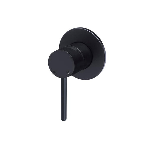 Meir Round Wall Mixer Trim Kit (In-wall Body Not Included) - Matte Black-blue-leaf-bathware