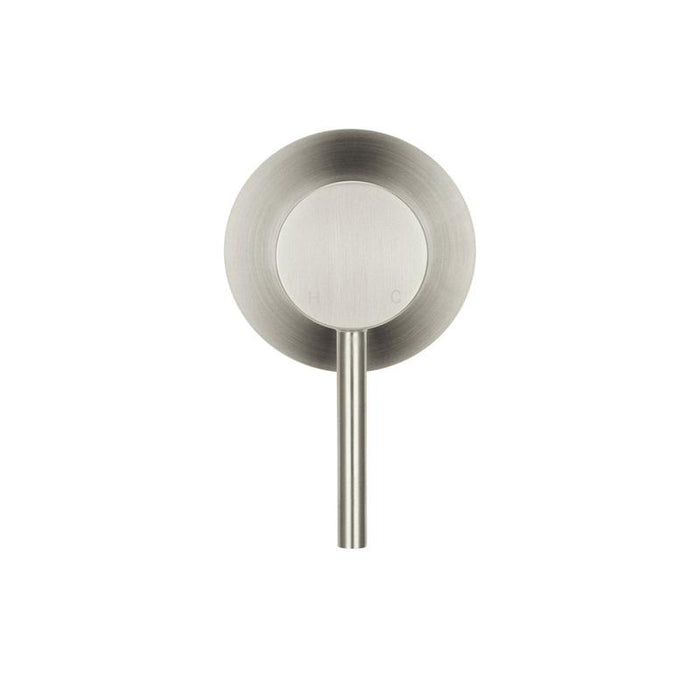 Meir Round Wall Mixer Trim Kit (In-wall Body Not Included) - PVD Brushed Nickel-blue-leaf-bathware