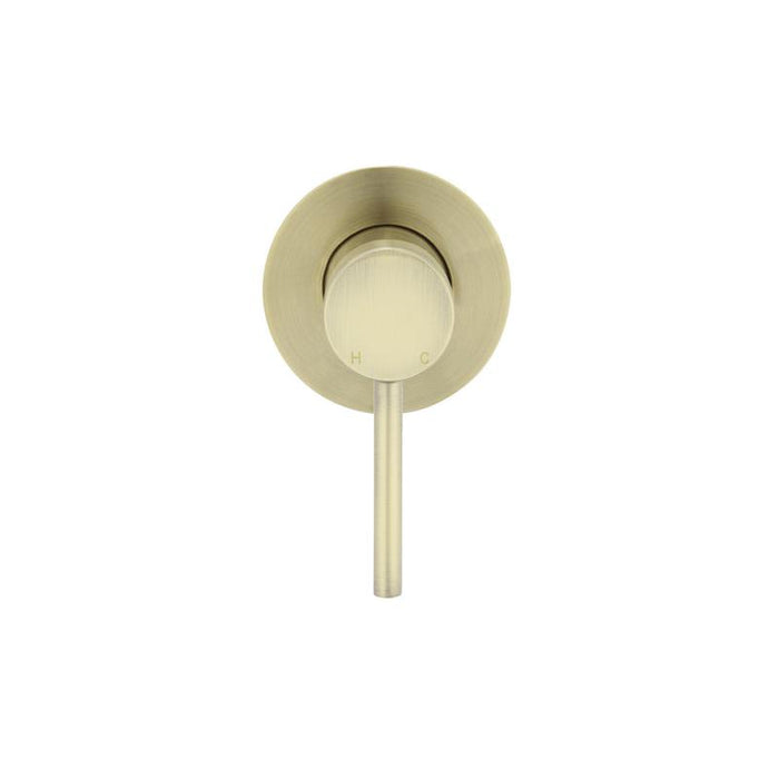 Meir Round Wall Mixer Trim Kit (In-wall Body Not Included) - PVD Tiger Bronze-blue-leaf-bathware