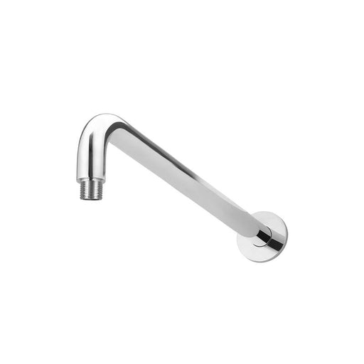 Meir Round Wall Shower Curved Arm 400mm - Polished Chrome-blue-leaf-bathware