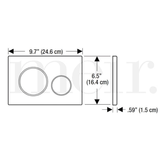 Meir Sigma 21 Dual Flush Plates For Geberit - Lustre Bronze-115.884.00.1N-PVDBZ-blue-leaf-bathware