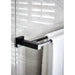 Meir Square Double Towel Rail 600mm - Matte Black-blue-leaf-bathware