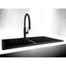 Meir Square Flexible Kitchen Mixer Tap - Matte Black-blue-leaf-bathware