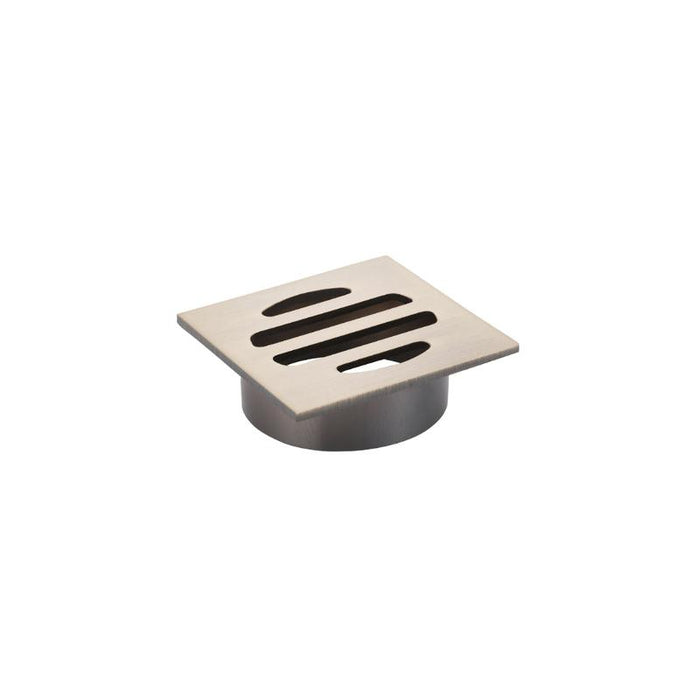 Meir Square Floor Grate Shower Drain 50mm outlet - Champagne-blue-leaf-bathware