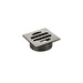 Meir Square Floor Grate Shower Drain 50mm outlet - Shadow Gunmetal-blue-leaf-bathware