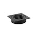 Meir Square Floor Grate Shower Drain 80mm Outlet - Matte Black-MP06-80-blue-leaf-bathware