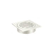 Meir Square Floor Grate Shower Drain 80mm outlet - PVD Brushed Nickel-blue-leaf-bathware