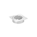 Meir Square Floor Grate Shower Drain 80mm outlet - Polished Chrome-blue-leaf-bathware