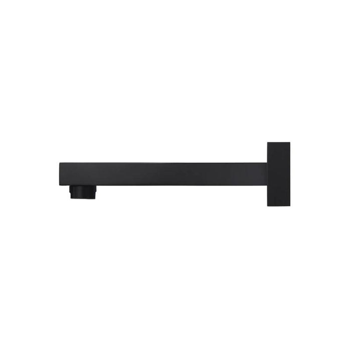 Meir Square Wall Spout - Matte Black-blue-leaf-bathware