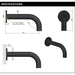Meir Universal Round Curved Spout 130mm - Lustre Bronze-blue-leaf-bathware