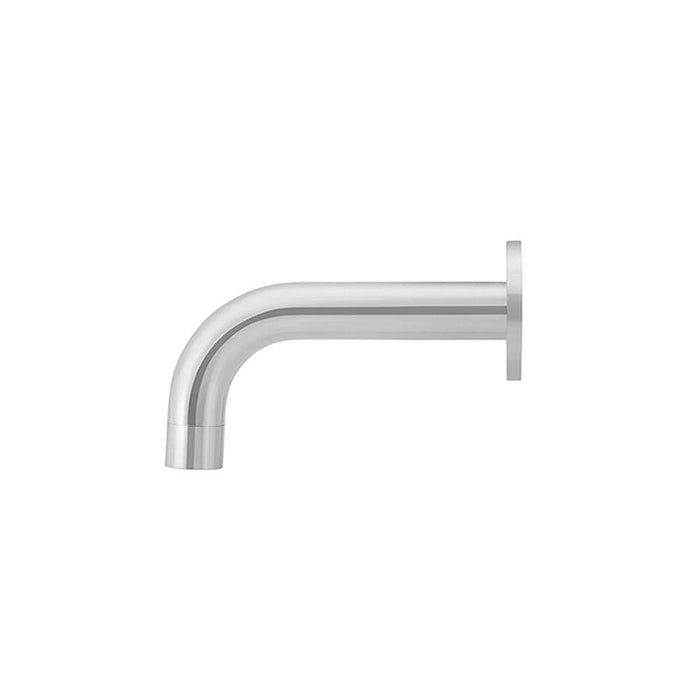 Meir Universal Round Curved Spout 130mm - Polished Chrome-blue-leaf-bathware