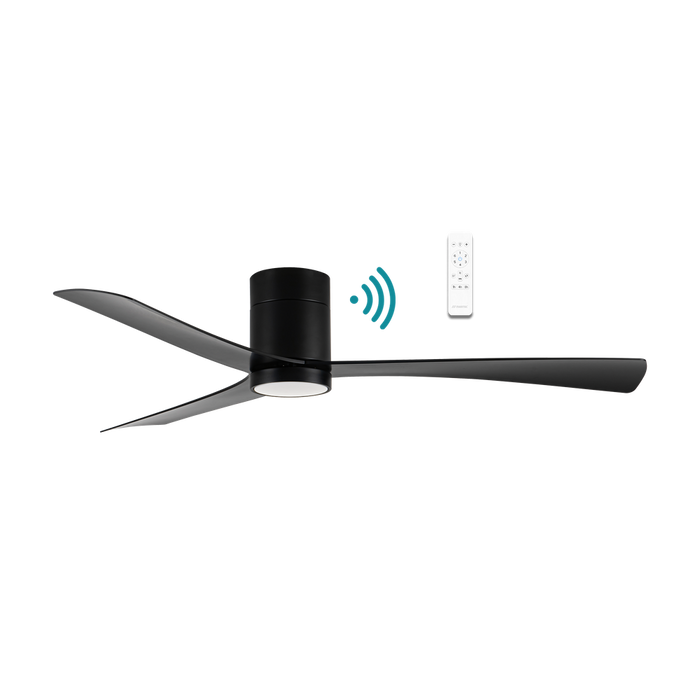 Martec Metro DC 52″ Smart Ceiling Fan With WIFI Remote Control + LED light - Matt Black
