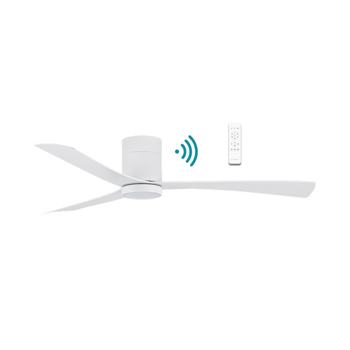 Martec Metro DC 52″ Smart Ceiling Fan With WIFI Remote Control + LED light - Matt White
