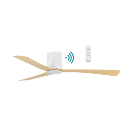 Martec Metro DC 52″ Smart Ceiling Fan With WIFI Remote Control - White Oak