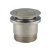Mixx 32/40mm Universal Pop Up Basin Waste - Brushed Nickel-Blue Leaf Bathware &amp; Tiles