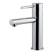Mixx Anise Basin Mixer Straight Spout - Chrome-Blue Leaf Bathware &amp; Tiles
