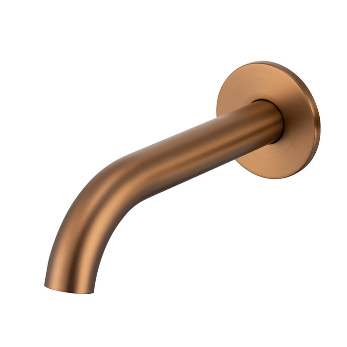 Mixx Anise Bath Spout 180mm - Brushed Bronze-Blue Leaf Bathware &amp; Tiles