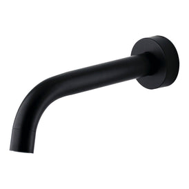 Mixx Anise Bath Spout 180mm - Matt Black-Blue Leaf Bathware &amp; Tiles