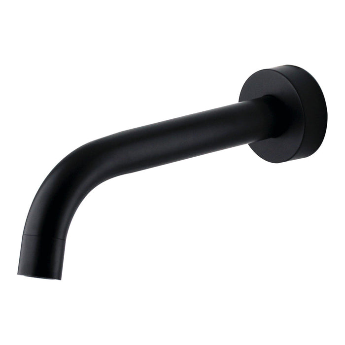 Mixx Anise Bath Spout 180mm - Matt Black-Blue Leaf Bathware &amp; Tiles