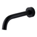 Mixx Anise Bath Spout 180mm - Matt Black-Blue Leaf Bathware &amp; Tiles