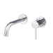 Mixx Anise Dual Wall Plate Mixer - Chrome-Blue Leaf Bathware &amp; Tiles