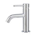 Mixx Anise Eco Basin Mixer Curved Spout - Chrome-Blue Leaf Bathware &amp; Tiles