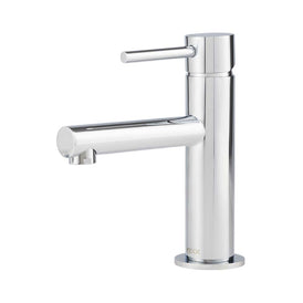 Mixx Anise Eco Basin Mixer Straight Spout - Chrome-Blue Leaf Bathware &amp; Tiles