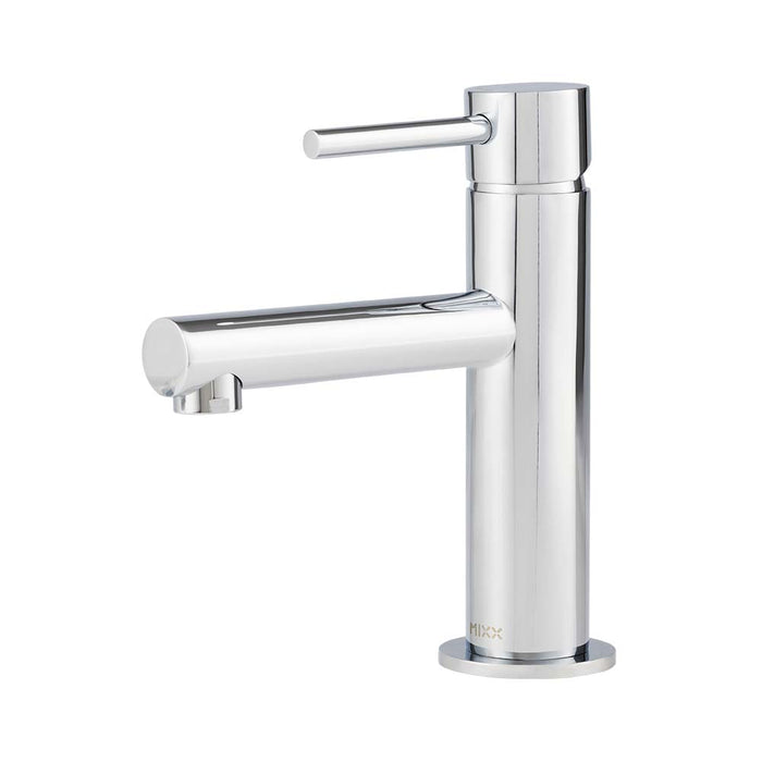 Mixx Anise Eco Basin Mixer Straight Spout - Chrome-Blue Leaf Bathware &amp; Tiles