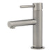 Mixx Anise Eco Basin Mixer Straight Spout - Gun Metal-Blue Leaf Bathware &amp; Tiles