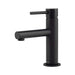 Mixx Anise Eco Basin Mixer Straight Spout - Matt Black-Blue Leaf Bathware &amp; Tiles
