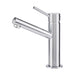 Mixx Anise Eco Basin Mixer Upswept Spout - Chrome-Blue Leaf Bathware &amp; Tiles