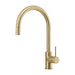 Mixx Anise Eco Pull Out Sink Mixer - Brushed Gold-Blue Leaf Bathware &amp; Tiles