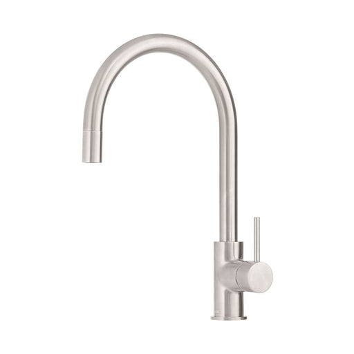 Mixx Anise Eco Pull Out Sink Mixer - Brushed Nickel-Blue Leaf Bathware &amp; Tiles