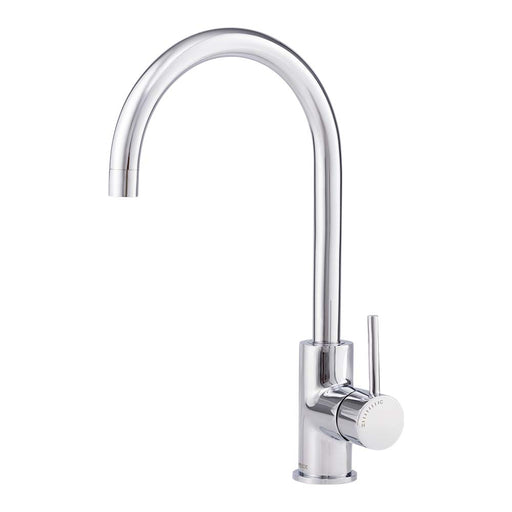 Mixx Anise Eco Round Sink Mixer - Chrome-Blue Leaf Bathware &amp; Tiles