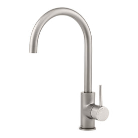 Mixx Anise Eco Round Sink Mixer - Gun Metal-Blue Leaf Bathware &amp; Tiles