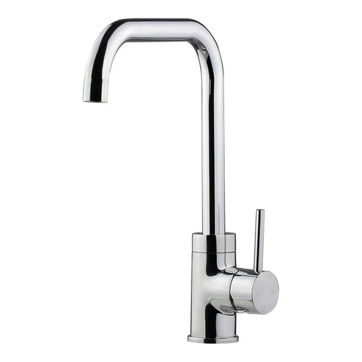 Mixx Anise Gooseneck Sink Mixer - Chrome-Blue Leaf Bathware &amp; Tiles