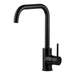 Mixx Anise Gooseneck Sink Mixer - Matt Black-Blue Leaf Bathware &amp; Tiles