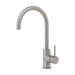 Mixx Anise Round Gooseneck Sink Mixer - Gun Metal-Blue Leaf Bathware &amp; Tiles