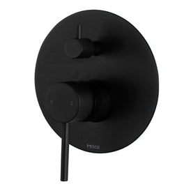 Mixx Anise Shower Diverter Mixer - Matt Black-Blue Leaf Bathware &amp; Tiles