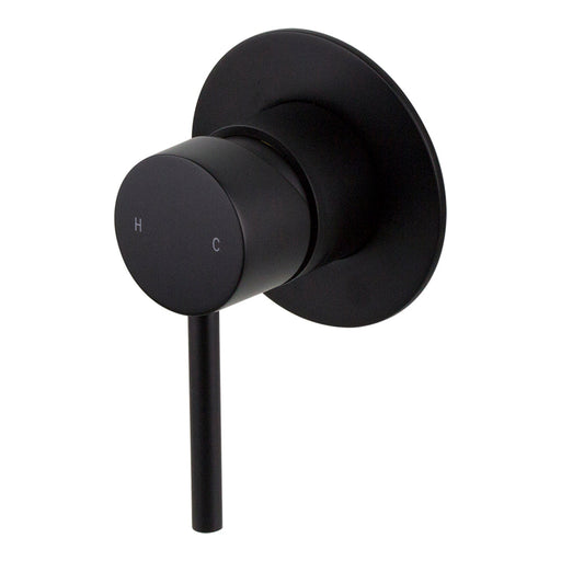 Mixx Anise Shower Mixer (80mm Backplate) - Matt Black-Blue Leaf Bathware &amp; Tiles
