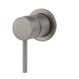 Mixx Anise Shower Mixer Trim Kit (60mm Backplate) - Gun Metal-Blue Leaf Bathware &amp; Tiles