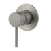 Mixx Anise Shower Mixer Trim Kit (80mm Backplate) - Gun Metal-Blue Leaf Bathware &amp; Tiles