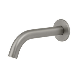Mixx Anise Wall Basin Spout 180mm - Gun Metal-Blue Leaf Bathware &amp; Tiles