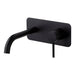 Mixx Anise Wall Plate Mixer With 180mm Spout Trim Kit - Matt Black-Blue Leaf Bathware &amp; Tiles