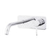 Mixx Anise Wall Plate Mixer With 250mm Spout Trim Kit - Chrome-Blue Leaf Bathware &amp; Tiles