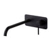 Mixx Anise Wall Plate Mixer With 250mm Spout Trim Kit - Matt Black-Blue Leaf Bathware &amp; Tiles